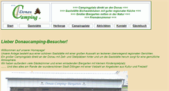 Desktop Screenshot of donaucamping.de